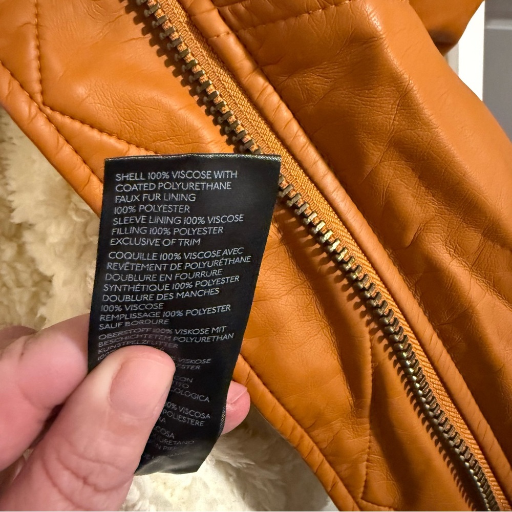 Free People; We The Free - Moxy Trapeze Vegan Leather Jacket - Picture 8 of 11